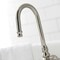 Kingston Brass CA1T8 3-3/8" Tub Wall Mount Clawfoot Tub Faucet, Brushed Nickel CA1T8 - alternate 4